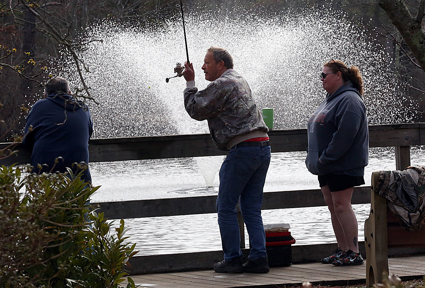 Trout fishing at Birch Grove